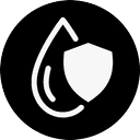 Icon for Water-resistant for 80 minutes